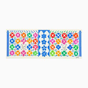Henri Matisse, Dekoration: Masken, 1958, Lithographie