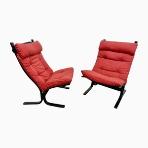 Scandinavian Siesta Lounge Chairs by Ingmar Relling for Westnofa, 1960s, Set of 2