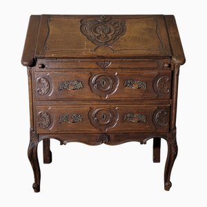 Sekretär im Louis XV Stil aus Eiche, 1920er