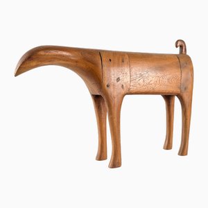 Mid-Century Scandinavian Abstract Animal Sculpture in Wood, 1960s
