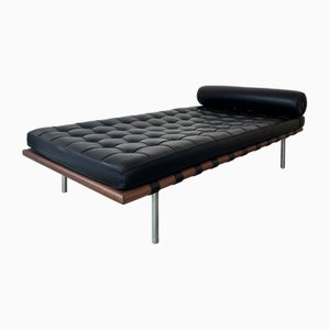 Leather Chaise Lounge by Ludwig Mies Van Der Rohe for Knoll International, 1950s