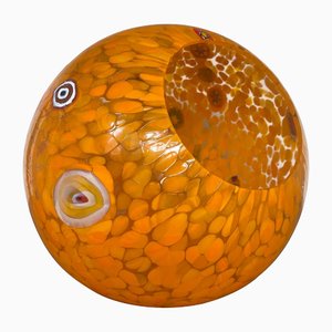 Italian Artistic Murano Glass Vase with Murrine by Simoeng