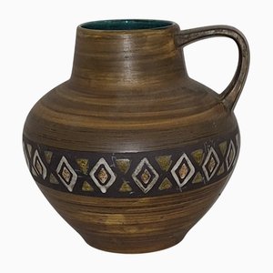 Vase Pichet en Céramique avec Poignée de Jasba, Allemagne, 1970s