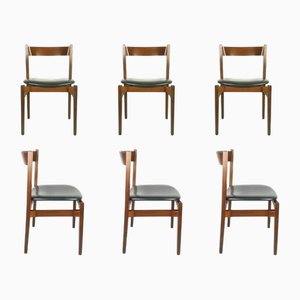 Sedie da pranzo nr. 104 di G. Frattini per Cassina, anni '60, set di 6