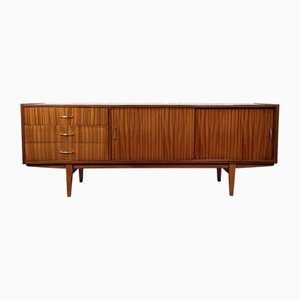 Credenza in mogano lucido di GDR, 1970