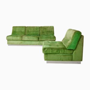 Divani modulari Salon attribuiti a Jacques Charpentier per Roche Bobois, anni '70, set di 2