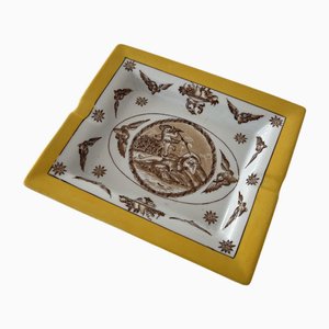 Französischer Vintage Toussi Court Porzellan Aschenbecher, 1950er