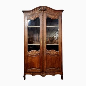 Provenzalisches Louis XV Bücherregal aus Eiche, 1900er