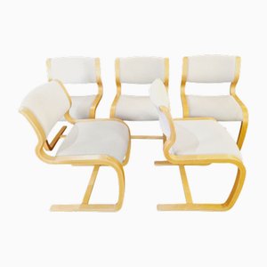 5-teilige dänische Vintage Esszimmerstühle von Magnus Olesen, 1970er, 5er Set