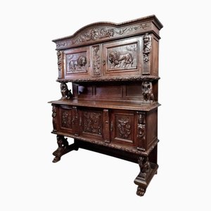 Renaissance Style 2-Part Buffet in Walnut, 1850s