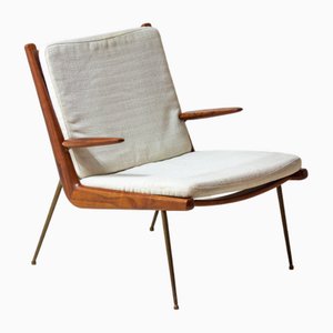 Fauteuil Boomerang Minimaliste par Peter Hvidt & Orla Møgaard, 2010s