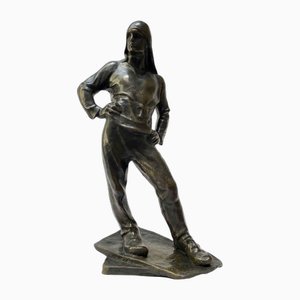 Costantin Emile Meunier, Il Debardeur del porto di Anversa, XX secolo, Bronzo