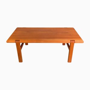 Mesa de centro danesa Mid-Century de teca de Niels Bach, años 70