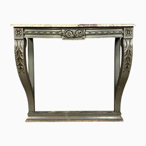 Geschwungener Napoleon III Konsolentisch aus Lackiertem Holz, 1880er