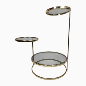 Vintage Copper Folding Side Table, 1970s