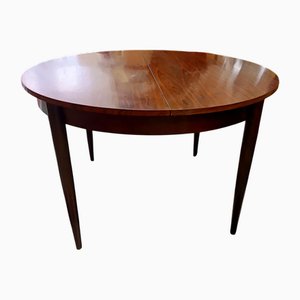 Scandinavian Extendable Round Table, 1960s