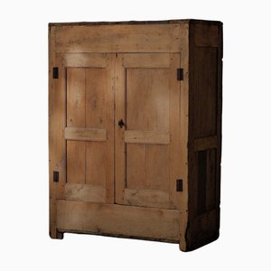 Mobiletto in legno di pino, Francia, inizio XX secolo