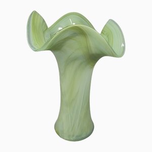 Green Vase by Ca dei Vetrai, Italy, 1960s