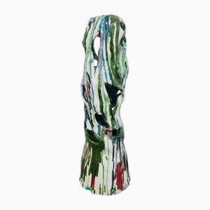 Moderne Tisch- oder Stehlampe aus Keramik, Ernesto Treccani zugeschrieben, 1970er