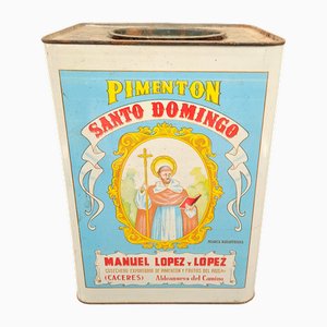 Pimentón Box from Santo Domingo Caceres, 1920s