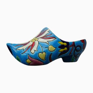 Vaso da fiori in ceramica smaltata di Longwy, anni '30