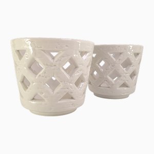 Vasi da fiori in ceramica di Gunnar Nylund per Rörstrand, anni '50, set di 2