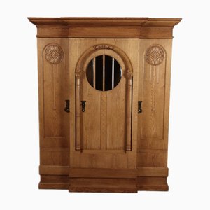 Art Nouveau Oak Bookcase, 1920s