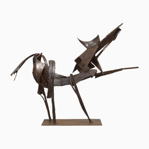Raphael Saintenoy, Scultura di cavallo, anni '60, ferro
