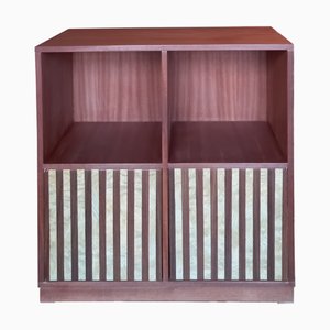 Mahogany Lupo Strisce Credenza from Pietro Meccani, 1989
