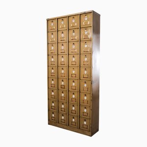 French Industrial Metal Cabinet, 1920s