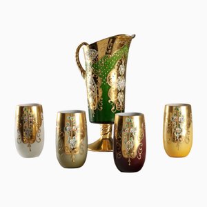 Jarra y vasos, Juego de 5