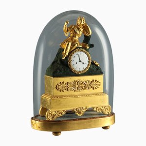 Table Clock in Display Case
