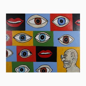 Troels Trier, Komposition, 2023, Acrylmalerei