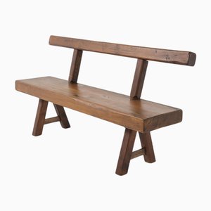 Brutalist Bench from Mobichalet, 1950s