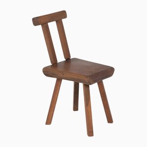 Brutalist Chair from Mobichalet, 1950s