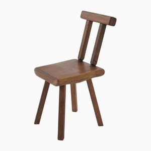 Brutalist Chair from Mobichalet, 1950s