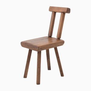 Brutalist Chair from Mobichalet, 1950s