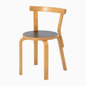 Modell 68 Stühle von Alvar Aalto für Artek, 1930er, 4er Set