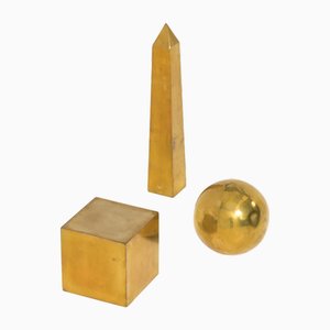 Brass Sculptures from Sarreid, Set of 3