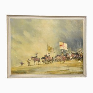 Jean Sobieski, paisaje, óleo sobre lienzo