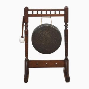 Mahogany Framed Dinner Gong, 1890s