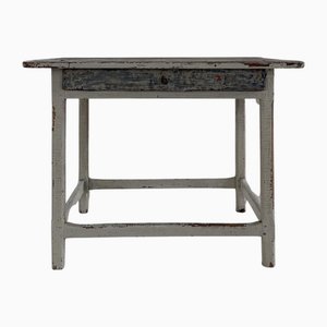 Antiker schwedischer Primitiver Volkskunsttisch, 19. Jh.