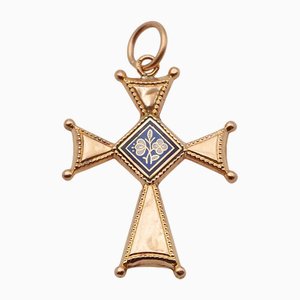 Pendentif Croix de Savoie Victorienne