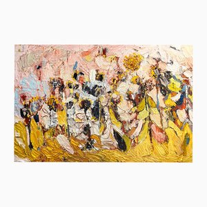 Paul Wadsworth, Sunflowers, 2025, Oil on Canvas