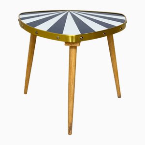 Vintage Kidney-Shaped Side Table or Plant Stand