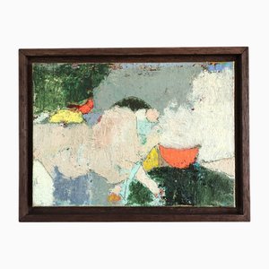 Lloyd Durling, Angel Marshes, 1950s, Oil Painting, Framed