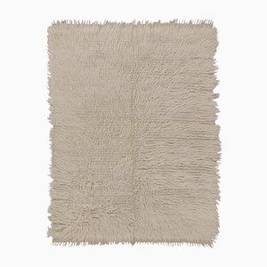 Vintage Turkish Beige Tulu Rug