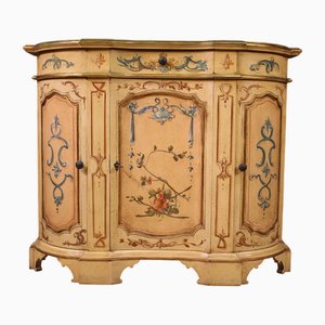 20th Century Italian Lacquered, Painted and Gilded Sideboard, 1960s