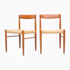 Teak Stühle von HW Klein für Bramin, 1960er, 2er Set