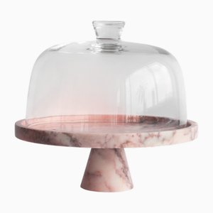 Support à Gâteau en Marbre Rose de Kiwano Concept
